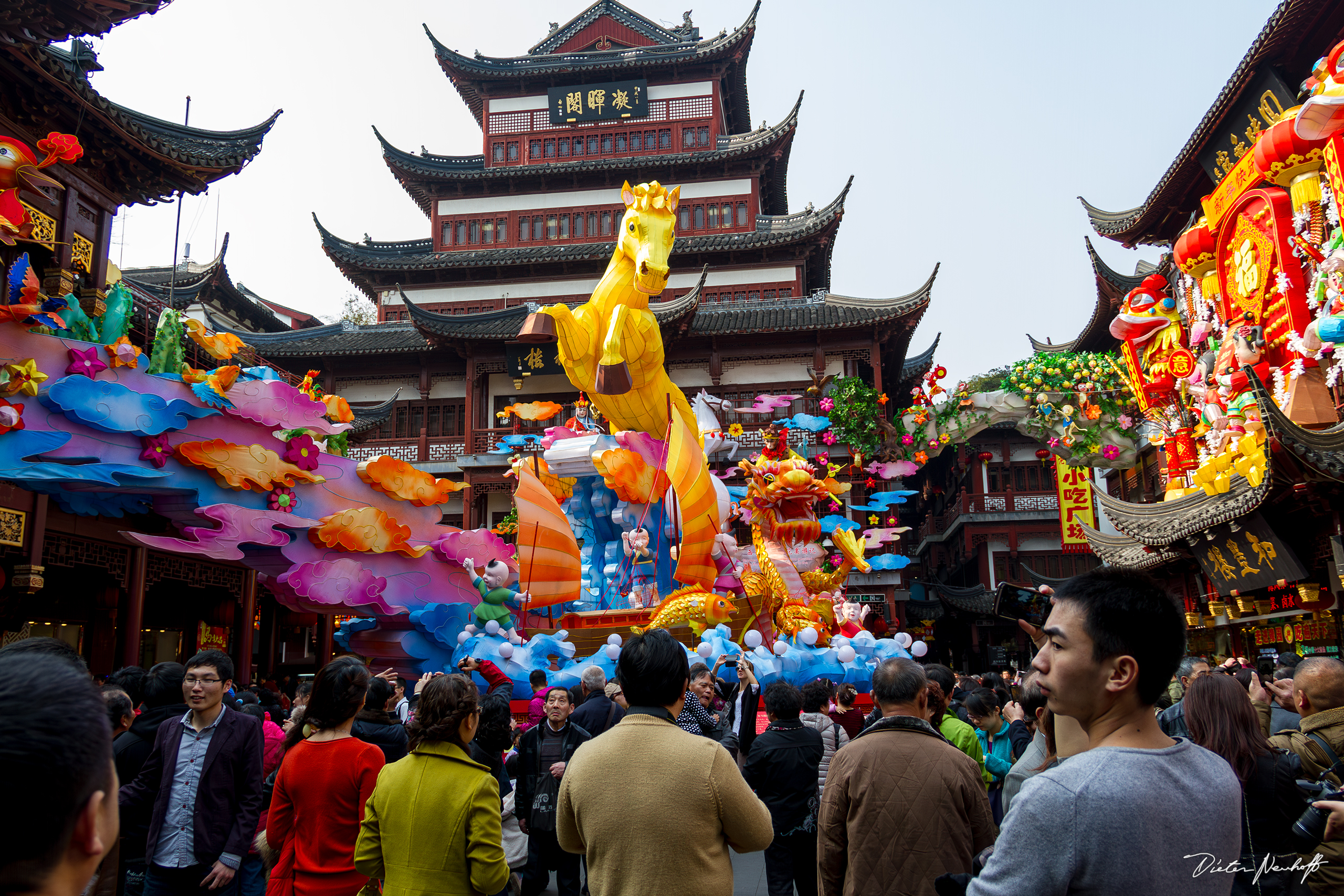 Shanghai - Jahr des Pferd im Yu Garden