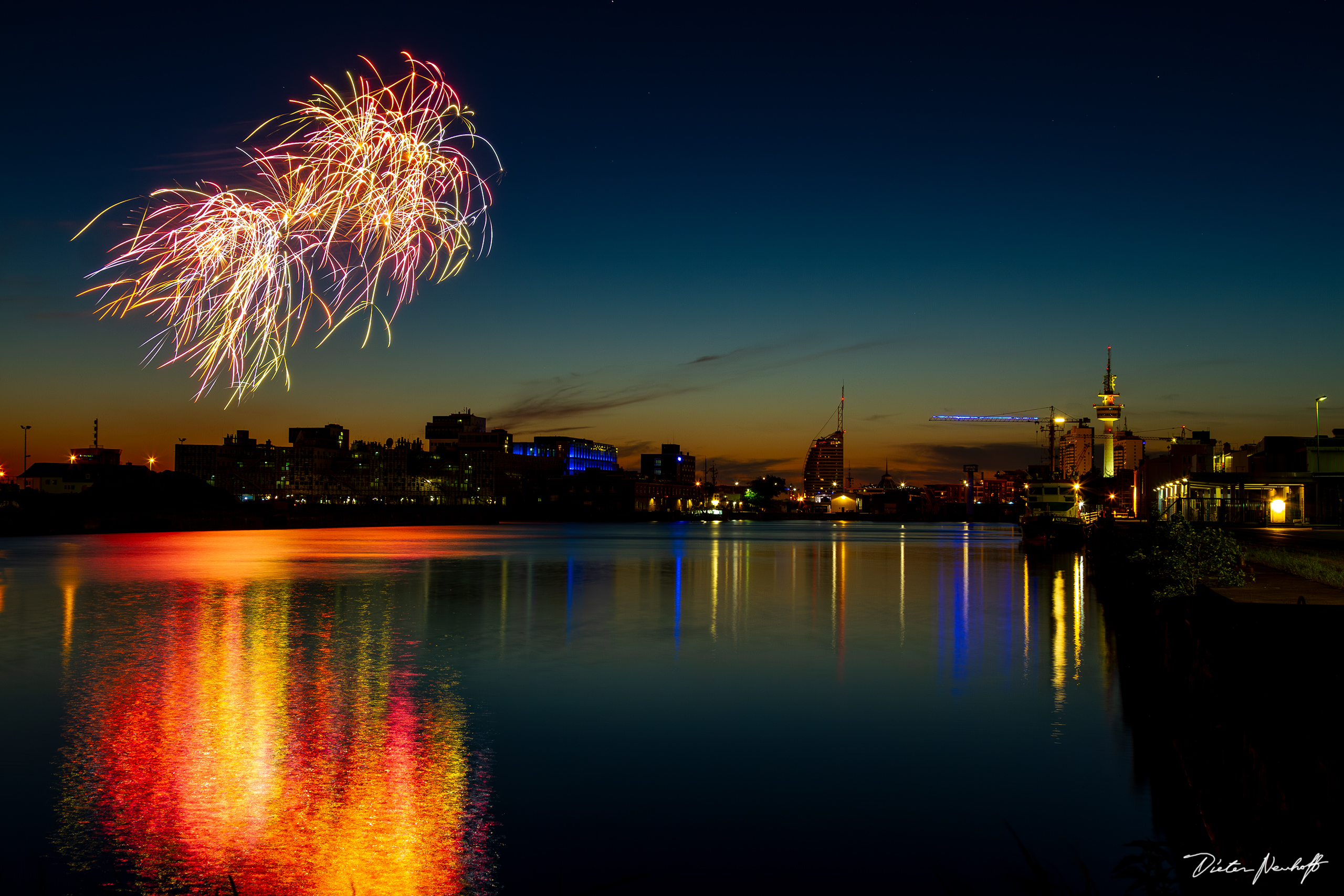 Bremerhaven - Seestadtfest Feuerwerk