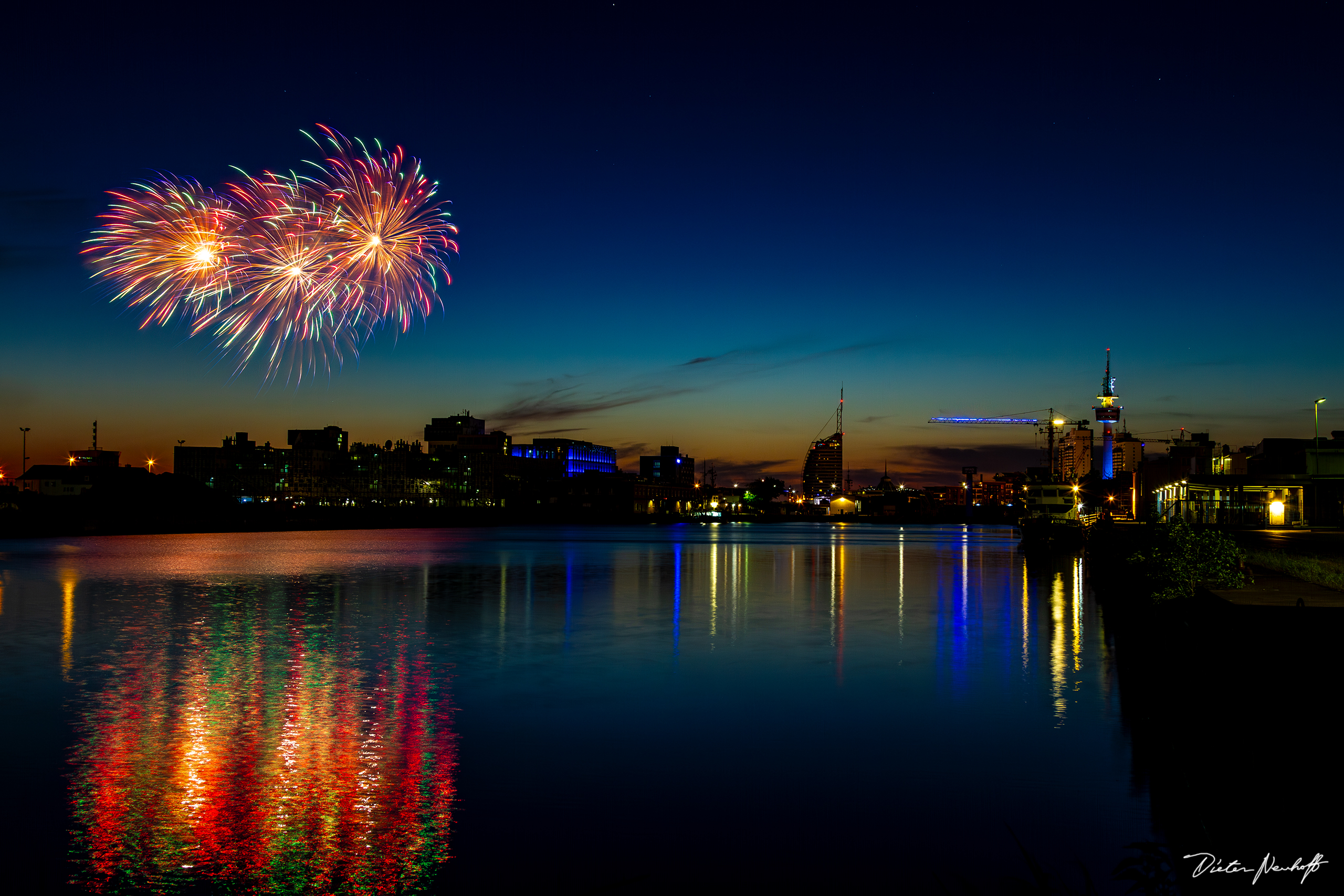 Bremerhaven - Seestadtfest Feuerwerk