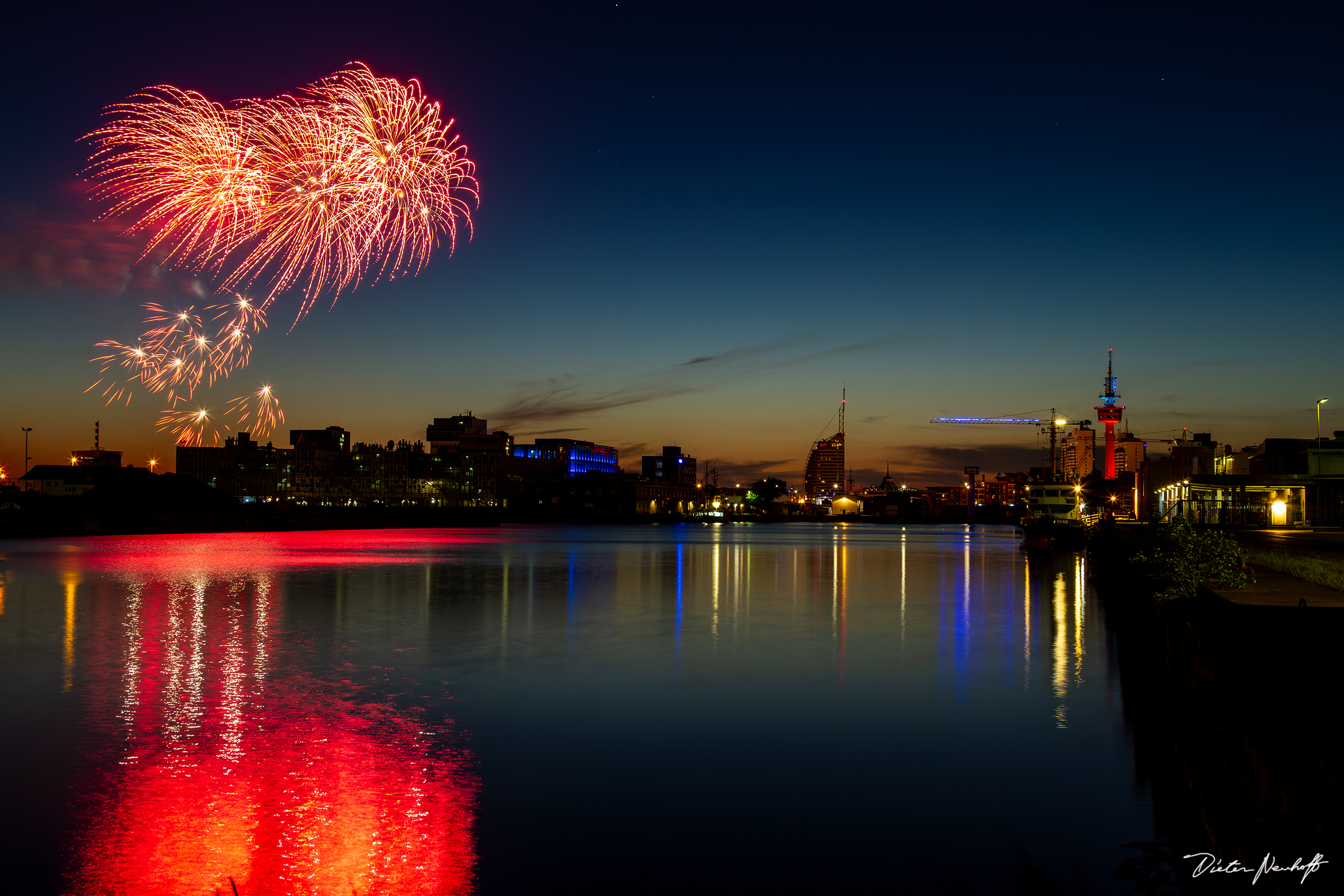 Bremerhaven - Seestadtfest Feuerwerk