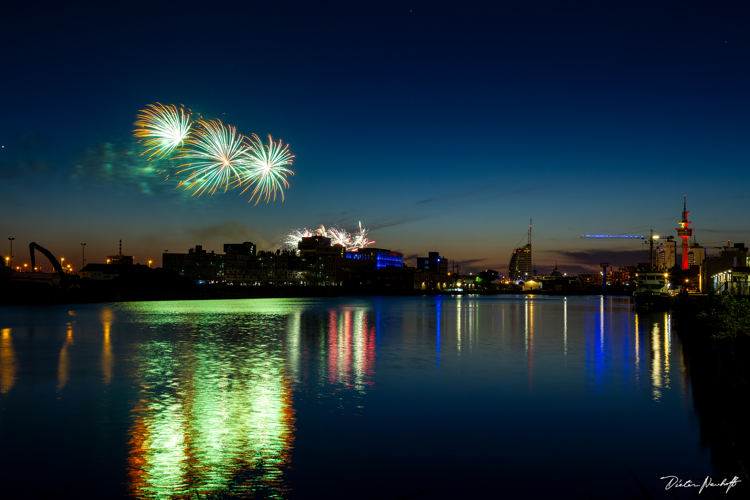 Bremerhaven - Seestadtfest Feuerwerk