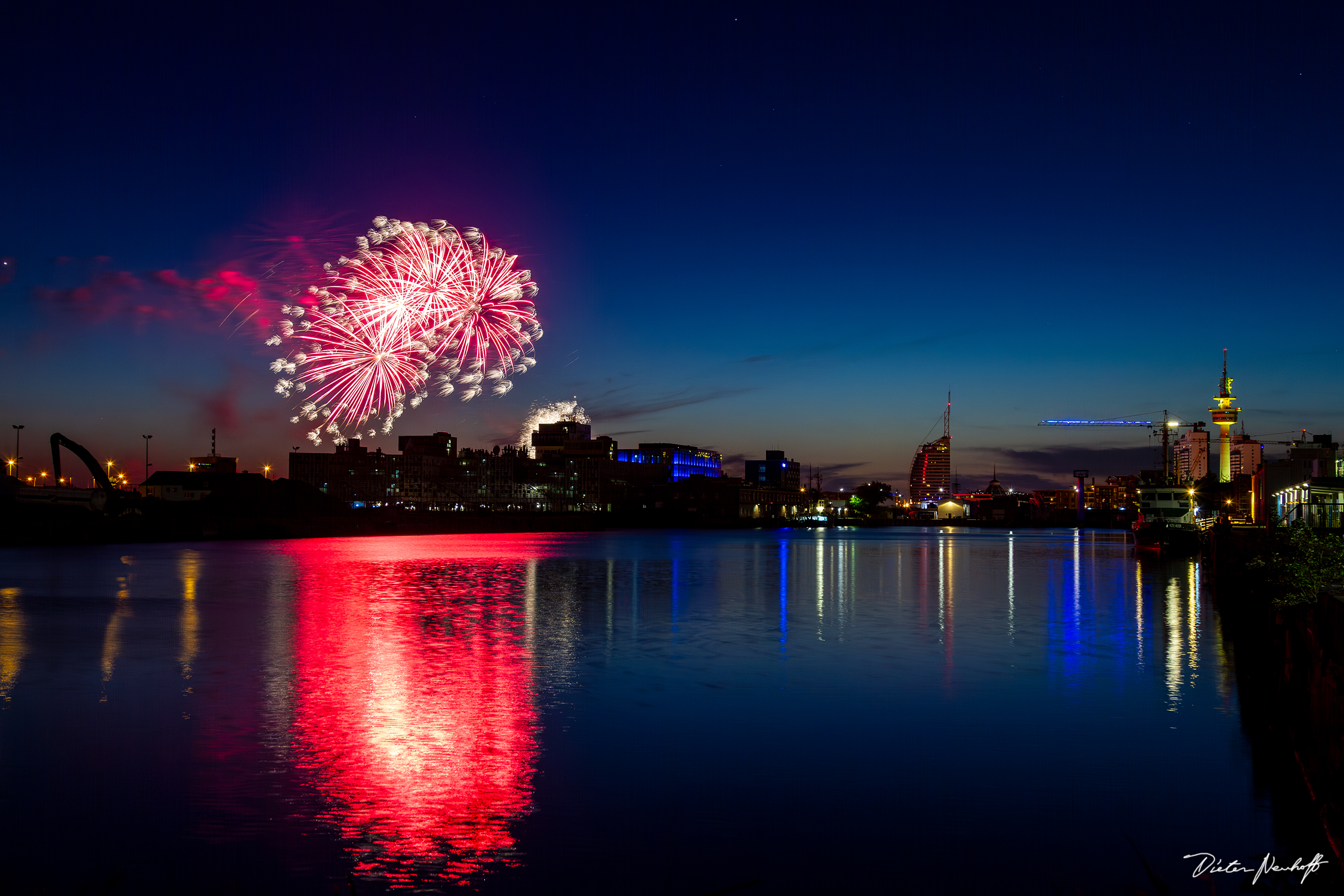 Bremerhaven - Seestadtfest Feuerwerk